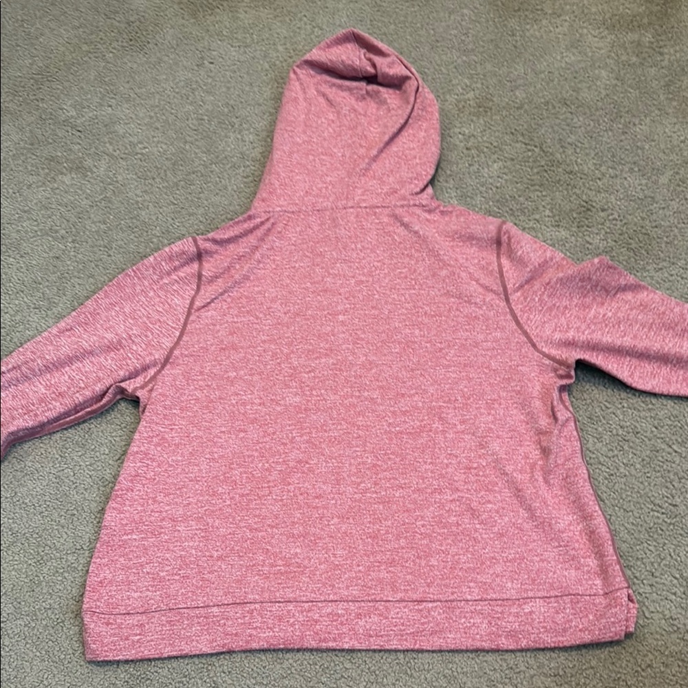 Rhoback Red Heathered Hoodie Relaxed Fit - Picture 5 of 10